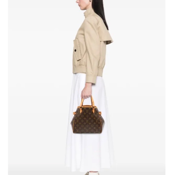 Louis Vuitton 2005 Batignolles Vertical Pm Brown Monogram Bag w/ Strap - Picture 1 of 14